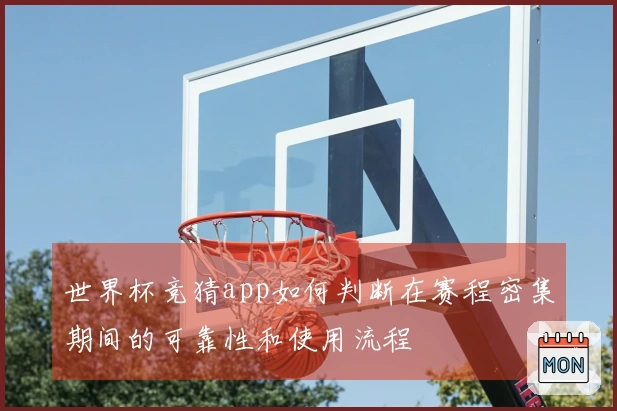 世界杯竞猜app如何判断在赛程密集期间的可靠性和使用流程